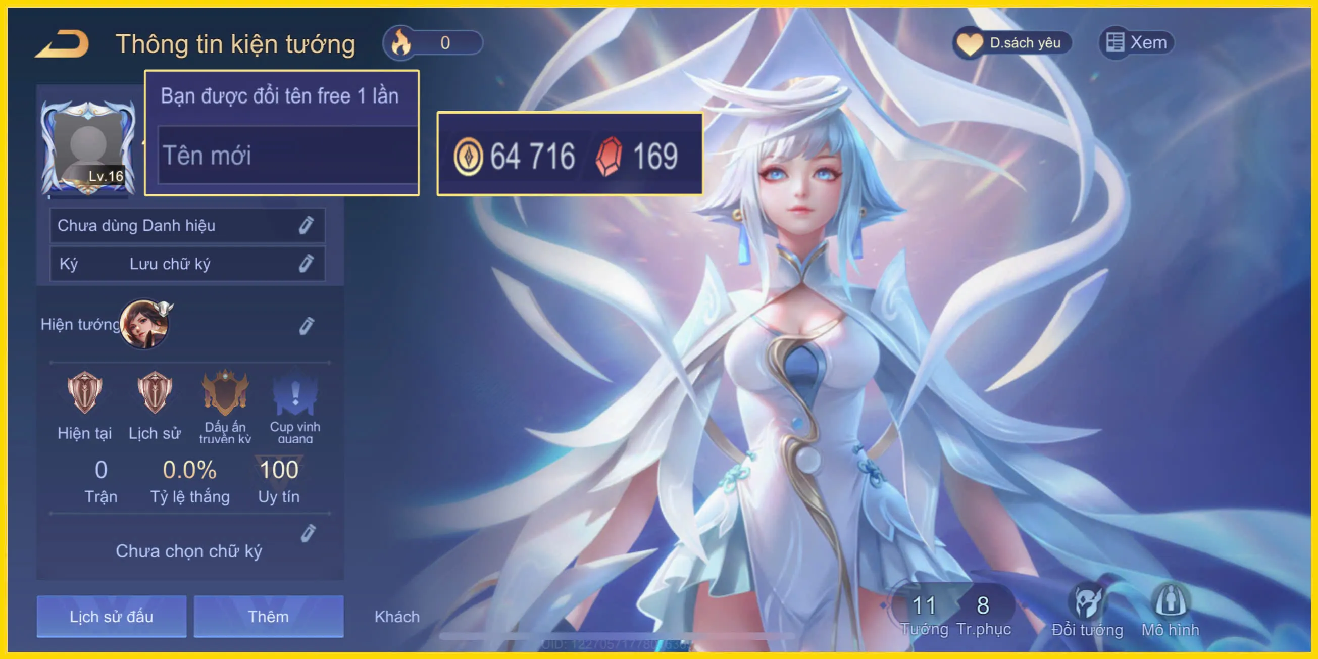 Bán Acc Reg Violet Thần long tỷ tỷ giá rẻ | shoplienquan