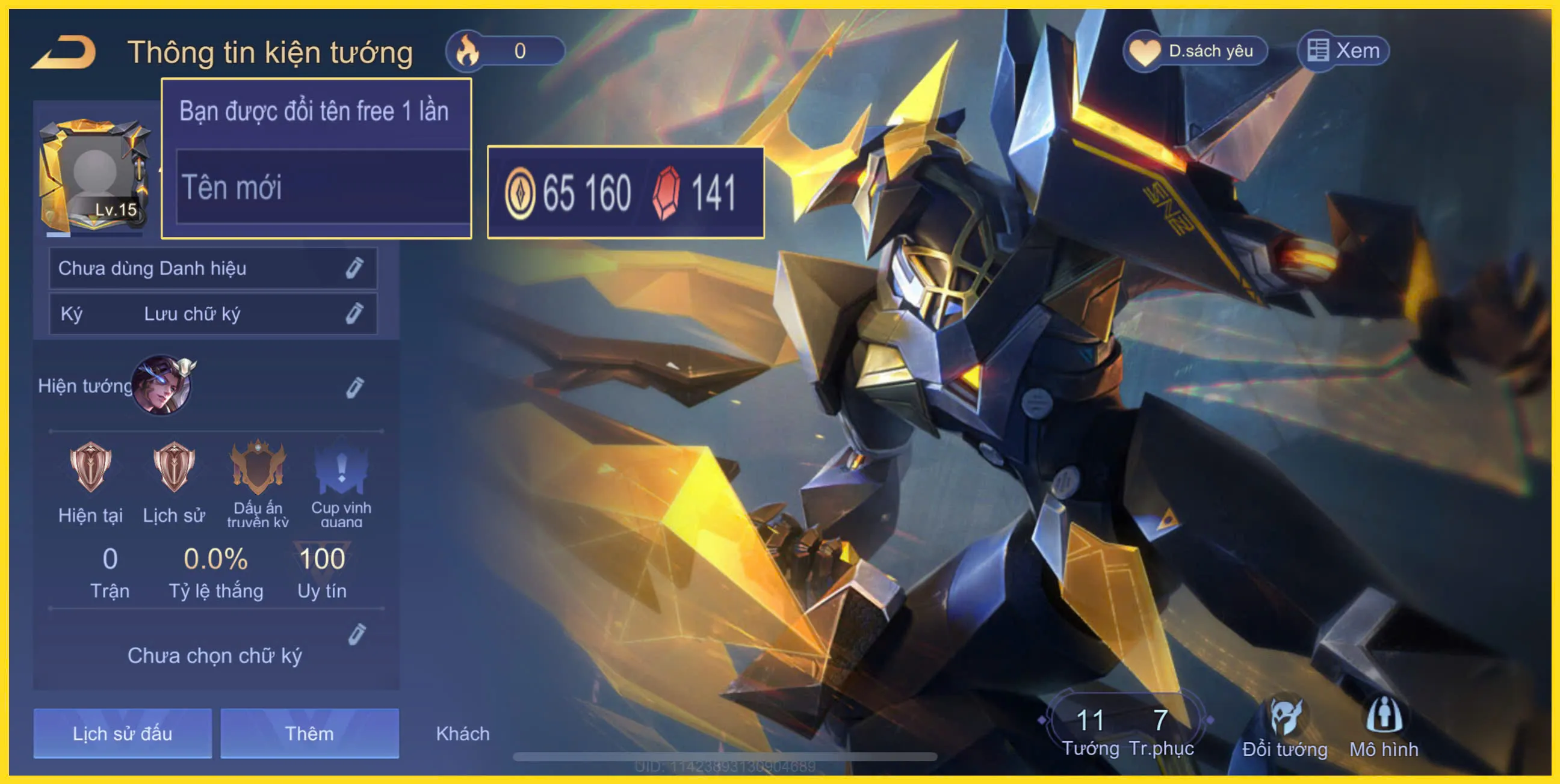 Bán Acc Reg Triệu Vân Kỵ sĩ tận thế giá rẻ | shoplienquan