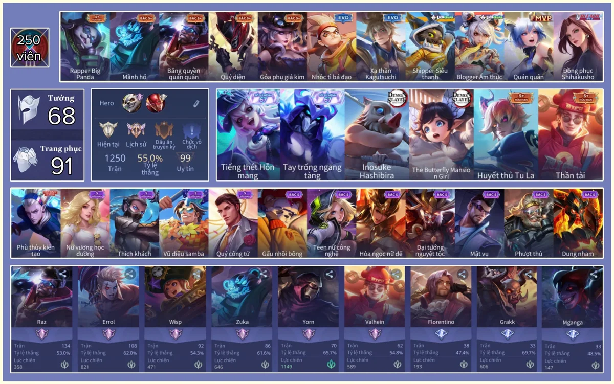 acc liên quân giá rẻ 