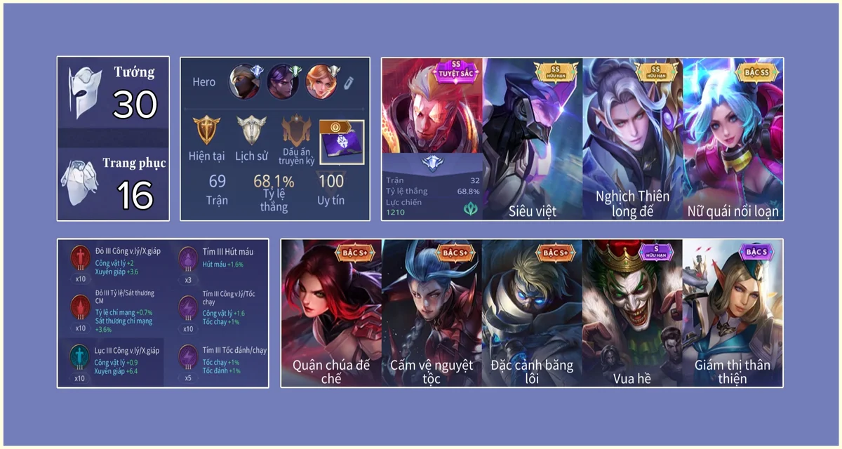 acc liên quân murad tuyệt sắc