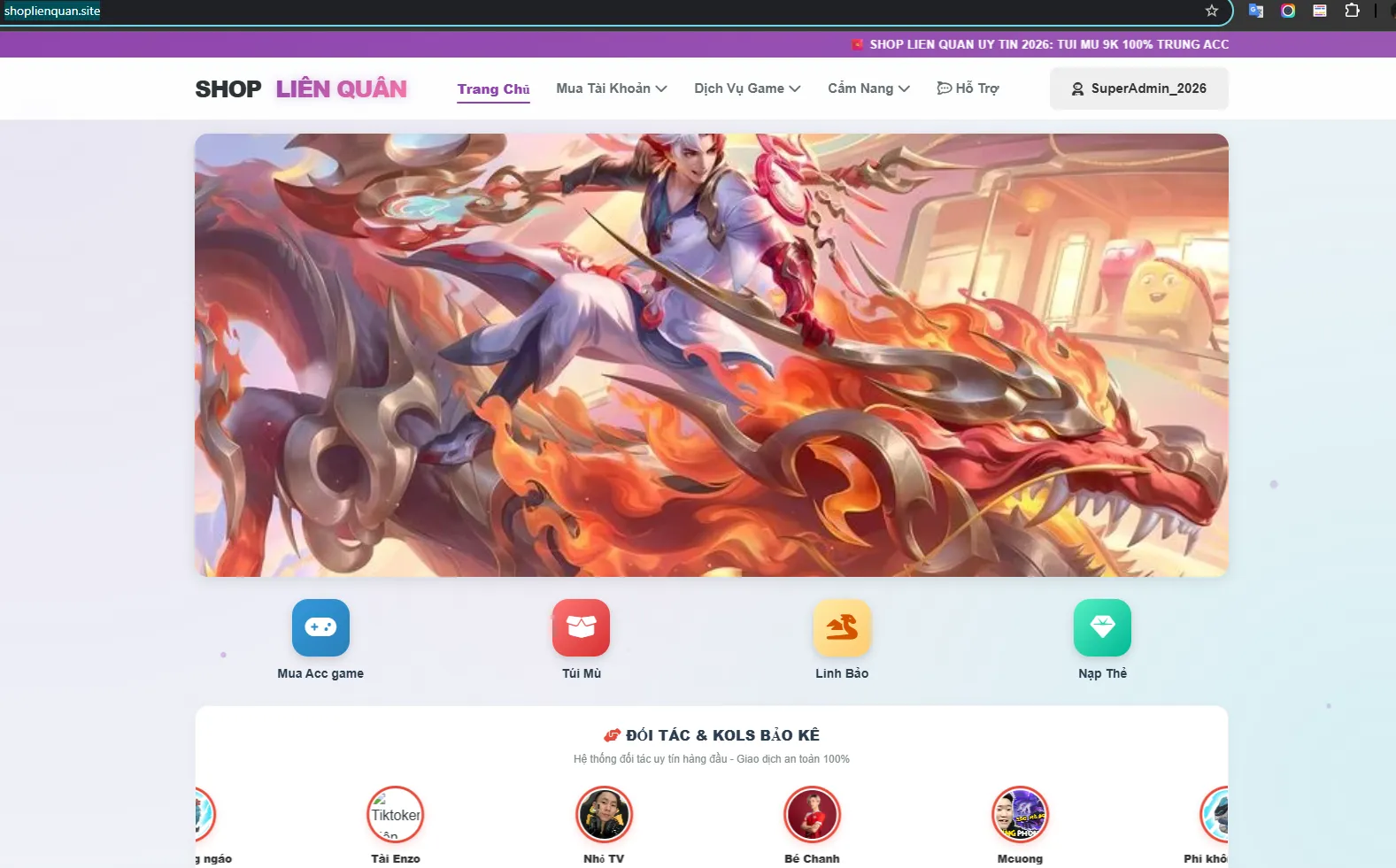 Giờ Vàng Săn Acc 1đ - Cơ Hội Mua Nick Liên Quân VIP Rẻ Nhất Thị Trường